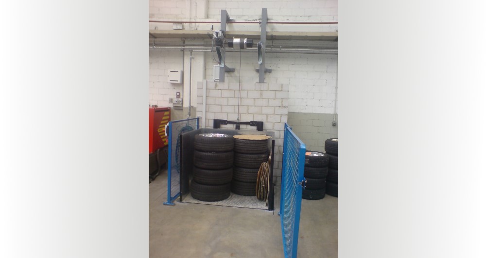Pneulift Beladen Erdgeschoss